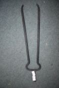 Pair of Wrought Iron Fire Tongs