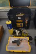 Tuff System 2.0 Toolbox Containing gas Pipe Fitting Equipment etc.