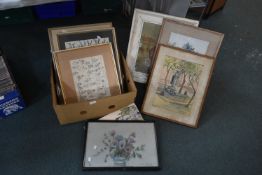 Ten Barbara Doyle Framed Paintings