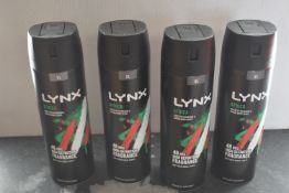 4x Lynx Africa Deodorant Body Sprays