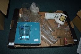 Drinking Glasses, Guinness Tankard, etc.