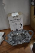 Le’ Express Coffee Maker, and a Cast Aluminium Dish