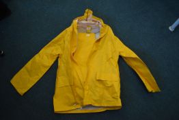 Yellow Waterproof Coat & Trousers Size: M