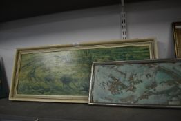 Two Acrylic & Polymer Abstracts by Barbara Doyle