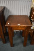 Small Hardwood Occasional Table