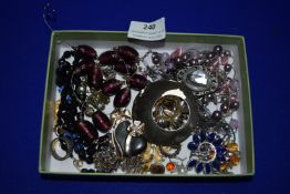 Costume Jewellery Brooches and Necklaces