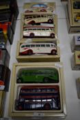 Three Corgi Diecast Bus Sets