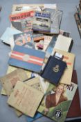 Wartime Ephemera and Booklets etc.