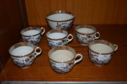 Chinese Style Cups and Bowl