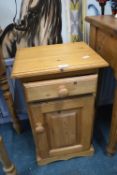 Solid Pine Bedside Cabinet