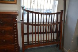Edwardian Mahogany Bed Frame