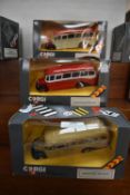 Three Corgi Classics Bedford Coaches