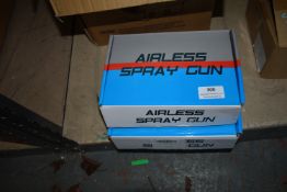 Two Airless Spray Gun Attachments