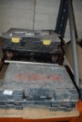 *Three Toolboxes and Contents Including a Makita Drill