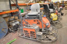 *Husqvarna CRT 36 Ride on 8 Blade Power Trowel, Hours: 51.3