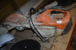 *Stihl TS410 Concrete Saw and Assorted Blades