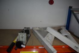 *Two Wooden Brackets, Extending Pole, and a Clamp