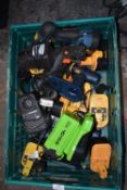 Large Quantity of Assorted Drills, Batteries, Chargers, etc.