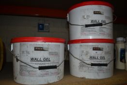 *Three 10kg Tubs of Wall Gel