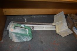 Tyrolean Spreader, Hod Carrier, and Screeding Tools
