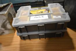 Two Stanley Saw Boxes with Copper Elbows