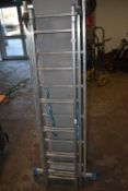 *Mac Allister Three Tier Extending Combination Ladder 3.15m max height