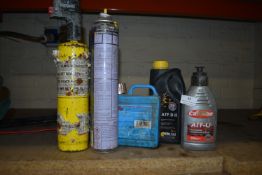 *Transmission Fluids, Line Marker, etc.