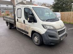 *Peugeot Boxer 335 HDI Tipper, Reg: YX65 LHR No MOT, Has V5, One Key