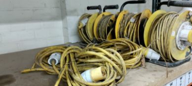 *Four 110v Extension Reels and Two 110v Cables