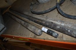 *Two Scrapers, and Two Metal Bars