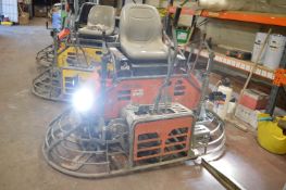 *Husqvarna CRT 36 Ride on 8 Blade Power Trowel, Hours: 179.3
