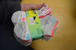 10 Pairs of Puma Kid’s Low Cut Drycell Socks Size: 12-1.5