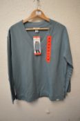 *Orvis Women’s Blue Grey V-Neck Jumper Size: M