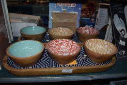 *Two Mesa 4pc Wood Serving Sets