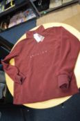 *Nautica Maroon V-Neck Fleece Size: M