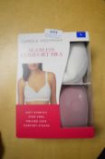 *Carole Hochman Seamless Comfort Bra Size: L 2pk