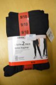 Youth’s Active Leggings 2pk Size: 9-10 years