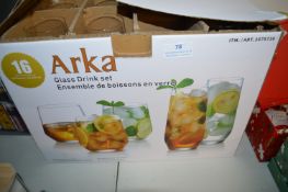*Arka Glass Drinks Set