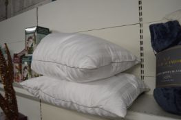 *Pair of Hotel Grandeur Feather & Down Pillows