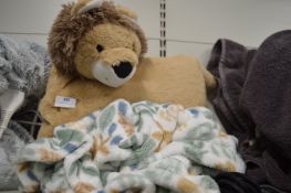 *Snuggle Me Too Plush Lion & Blanket Set