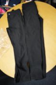 Mondetta Girls Black Leggings Size: 7-8 years