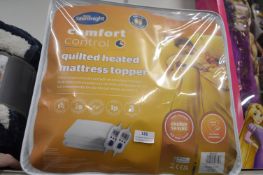 *Silentnight King Size Quilted Heated Mattress Topper