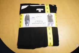 *Jachs Girlfriend Women’s Black 2pc Knitwear Set Size: S