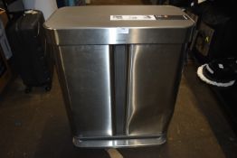 *SimpleHuman 58L Dual Waste Bin (AF)