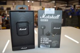 *Marshall Minor 3 Wireless Bluetooth Earbuds