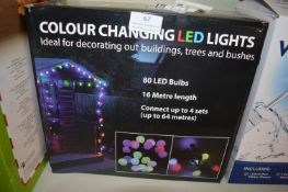 *Colour Changing Led String Light Set 16m