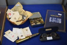 Vintage Items Including Aircraft Badges and Pins,