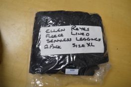 *Ellen Reyes Fleece Lined Seamless Leggings Size: XL 2pk