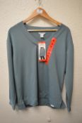*Orvis Women’s Blue Grey V-Neck Jumper Size: M