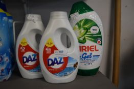 Daz and Ariel Washing Liquids x3
